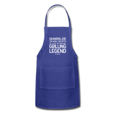 Grandpa Joe Adjustable Apron - royal blue