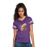 Fries Before Guys Women’s Vintage Sport T-Shirt - vintage purple/white