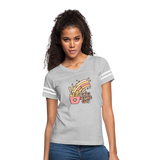 Fries Before Guys Women’s Vintage Sport T-Shirt - heather gray/white