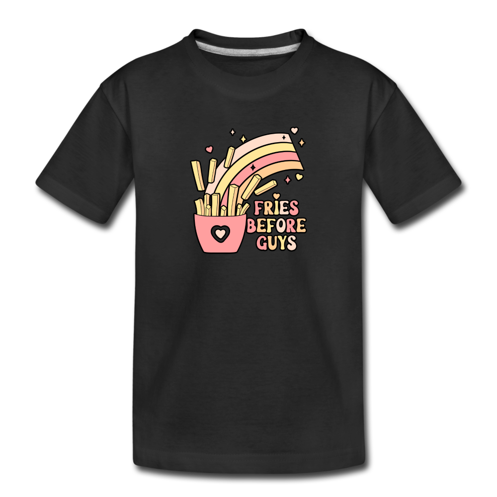Fries Before Guys Toddler Premium T-Shirt - black