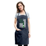 American Flag Green Beer on Tap Adjustable Apron - navy
