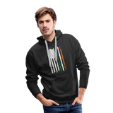 Irish American Hooligan Flag Men’s Premium Hoodie - black