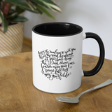 Irish Blessing Contrast Coffee Mug - white/black