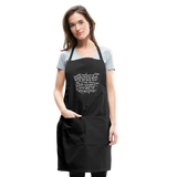 Irish Blessing Adjustable Apron - black