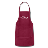 Slainte Adjustable Apron - burgundy