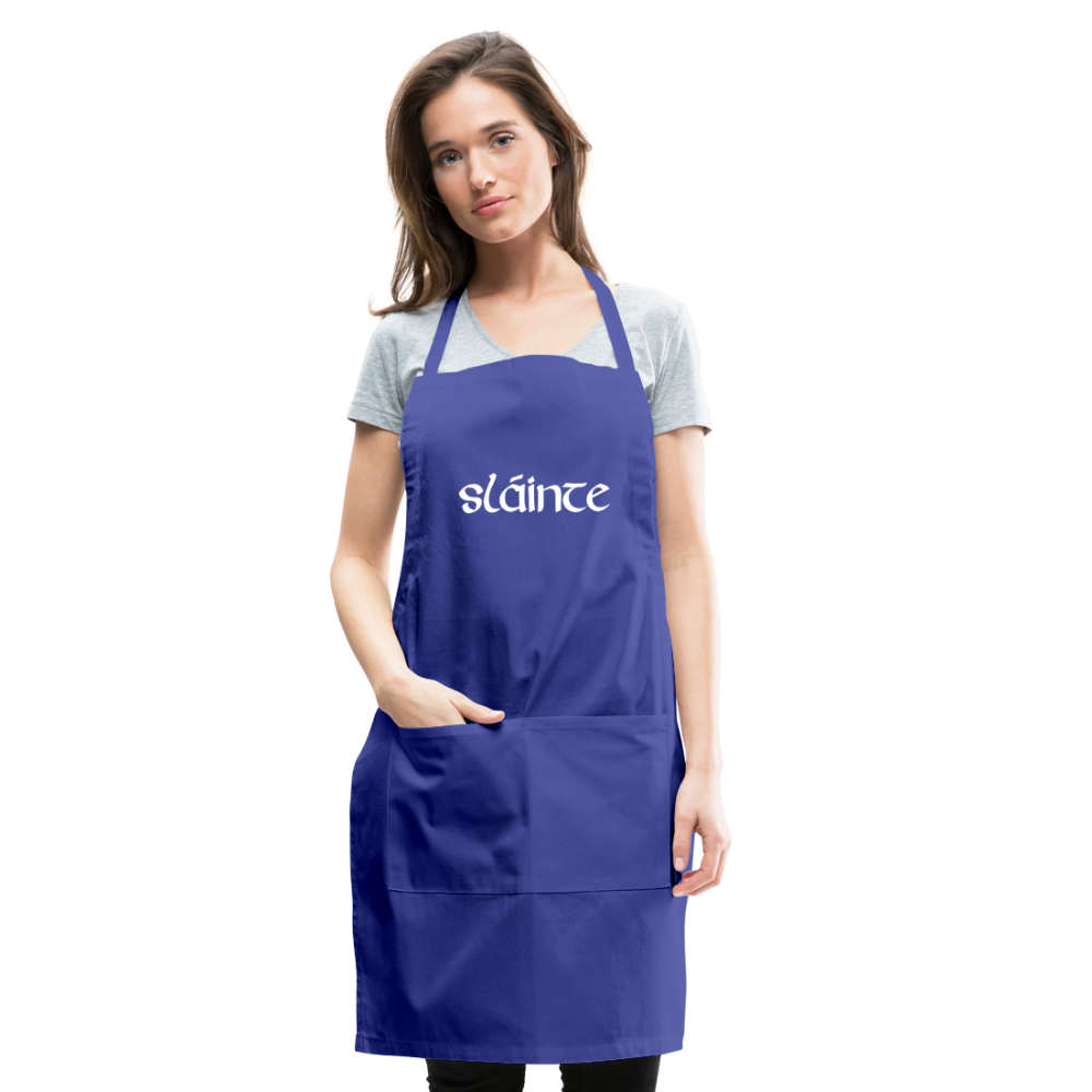 Slainte Adjustable Apron - royal blue