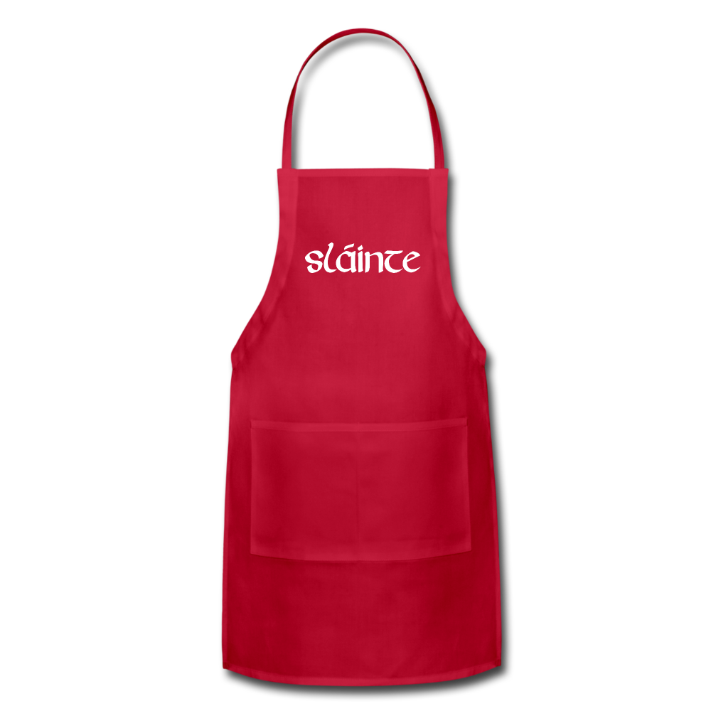 Slainte Adjustable Apron - red