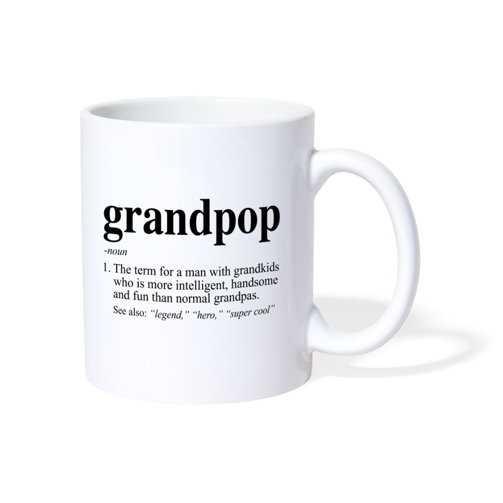 Grandpop Definition Coffee/Tea Mug - white