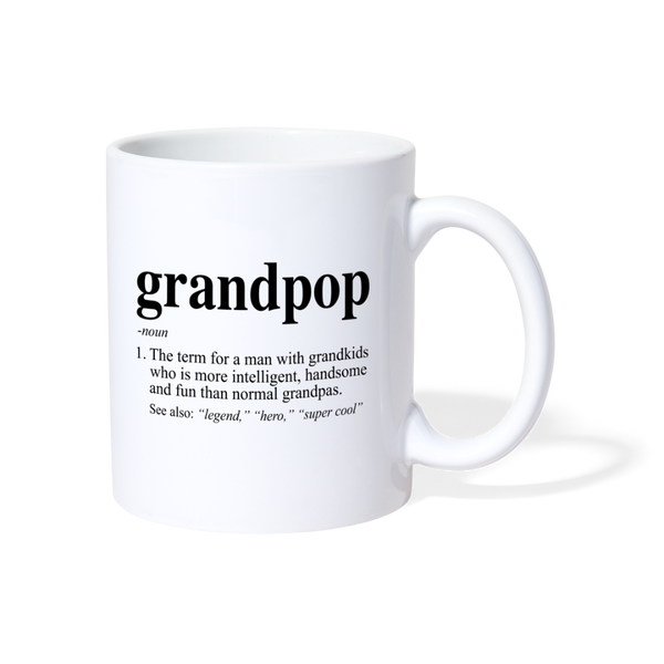 Grandpop Definition Coffee/Tea Mug - white