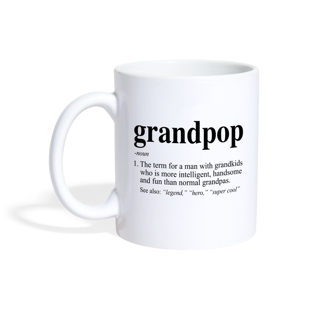 Grandpop Definition Coffee/Tea Mug - white