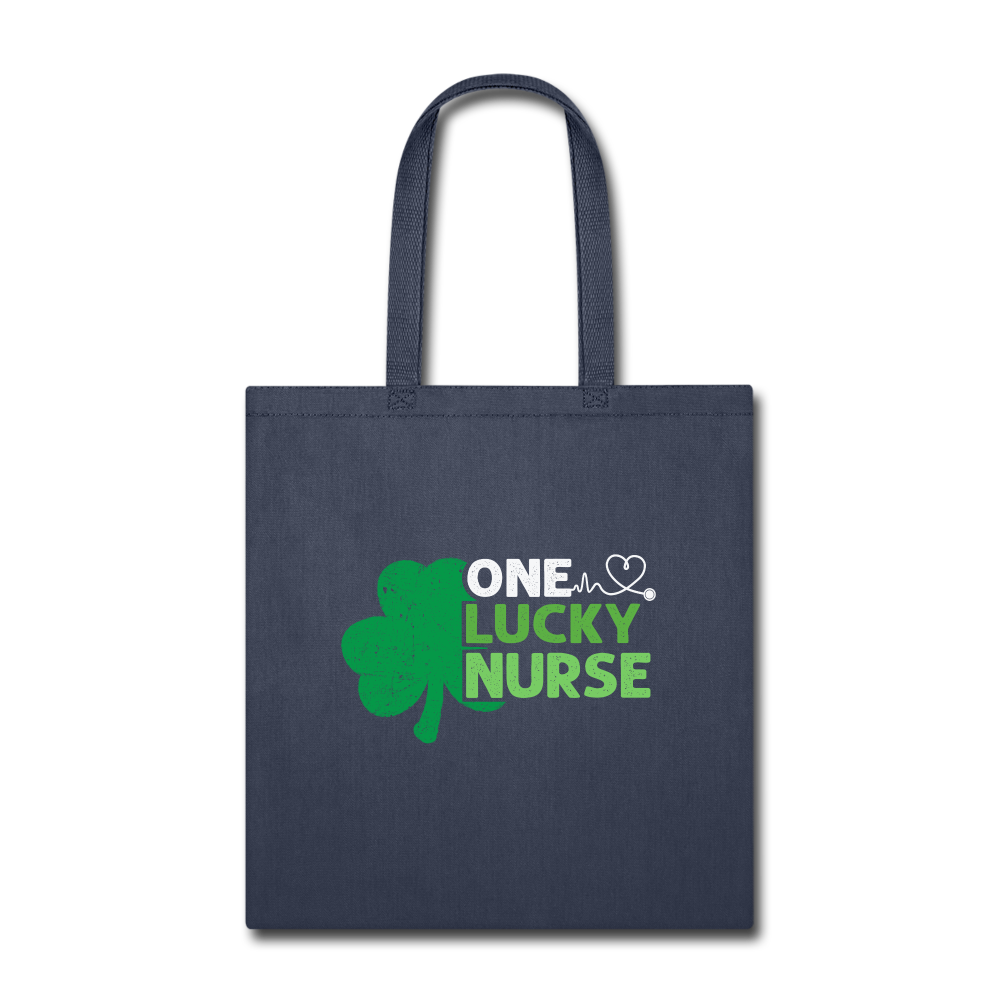 One Lucky Nurse Tote Bag - navy