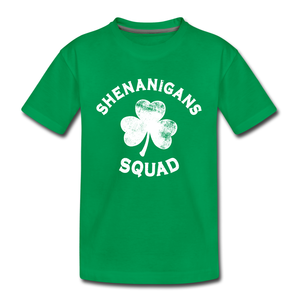 Shenanigans Squad Kids' Premium T-Shirt - kelly green