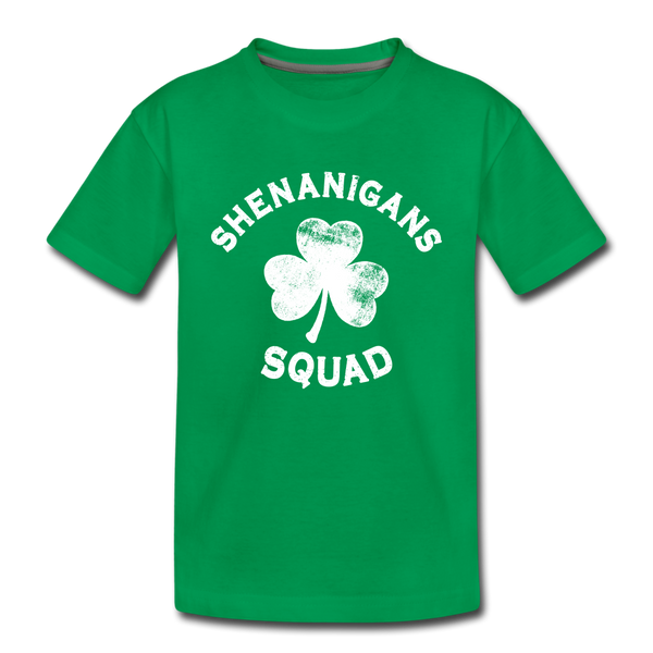 Shenanigans Squad Kids' Premium T-Shirt - kelly green