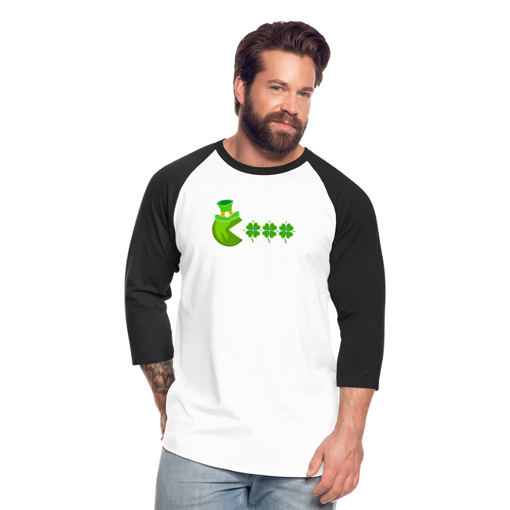 Gamer Baseball T-Shirt - white/black