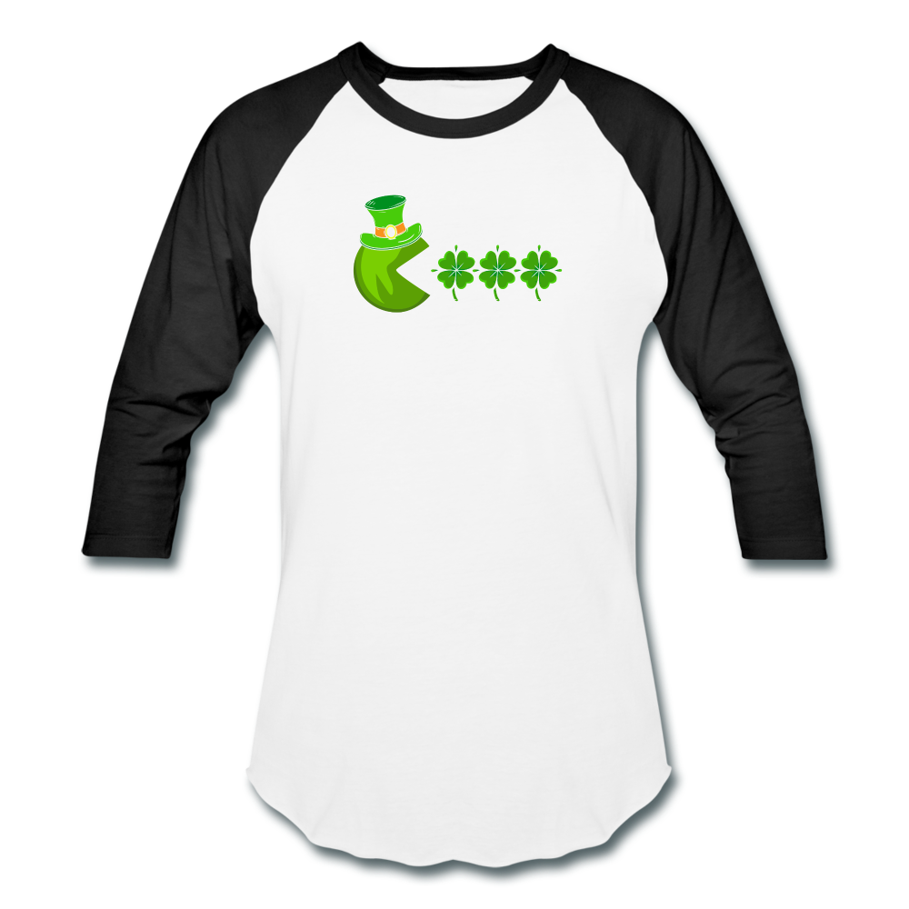 Gamer Baseball T-Shirt - white/black