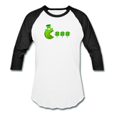 Gamer Baseball T-Shirt - white/black