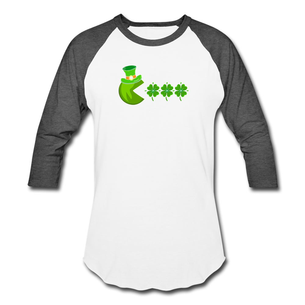 Gamer Baseball T-Shirt - white/charcoal