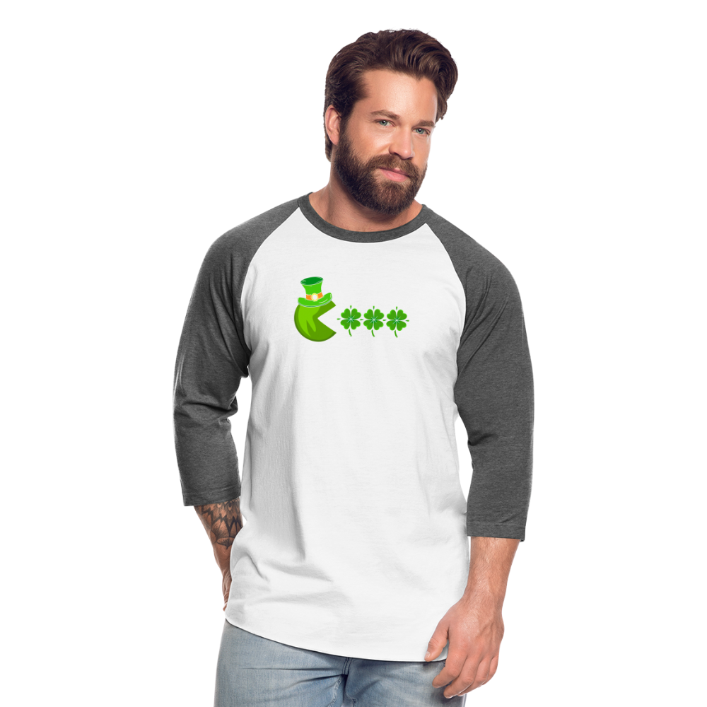 Gamer Baseball T-Shirt - white/charcoal