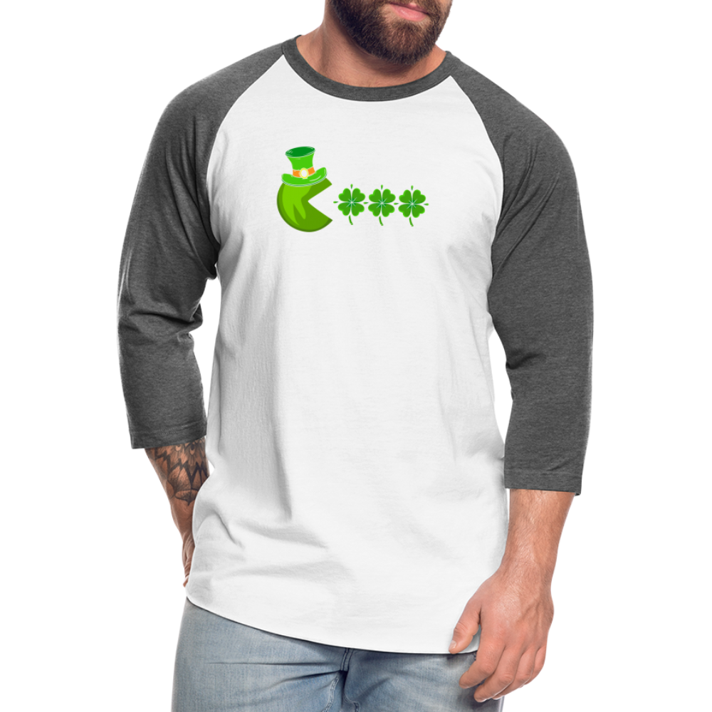 Gamer Baseball T-Shirt - white/charcoal