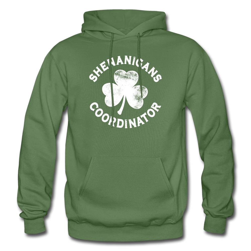 Shenanigans Coordinator Gildan Heavy Blend Adult Hoodie - military green