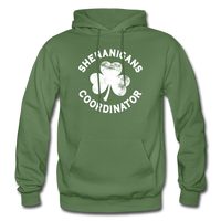 Shenanigans Coordinator Gildan Heavy Blend Adult Hoodie - military green