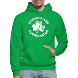 Shenanigans Coordinator Gildan Heavy Blend Adult Hoodie - kelly green