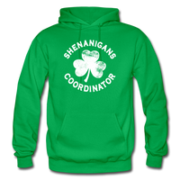 Shenanigans Coordinator Gildan Heavy Blend Adult Hoodie - kelly green
