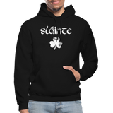 Slainte Shamrock Gildan Heavy Blend Adult Hoodie - black