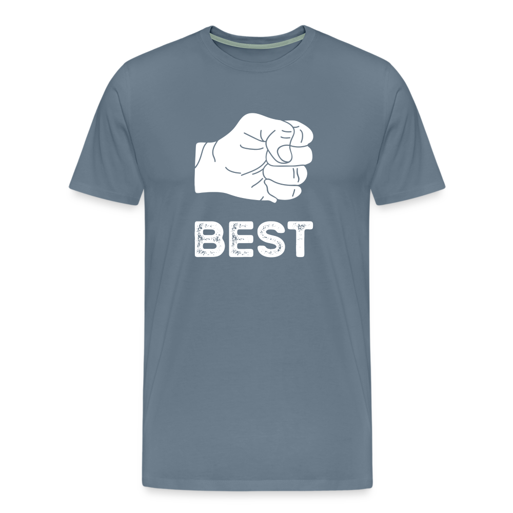 Best Buds Men's Premium T-Shirt - steel blue