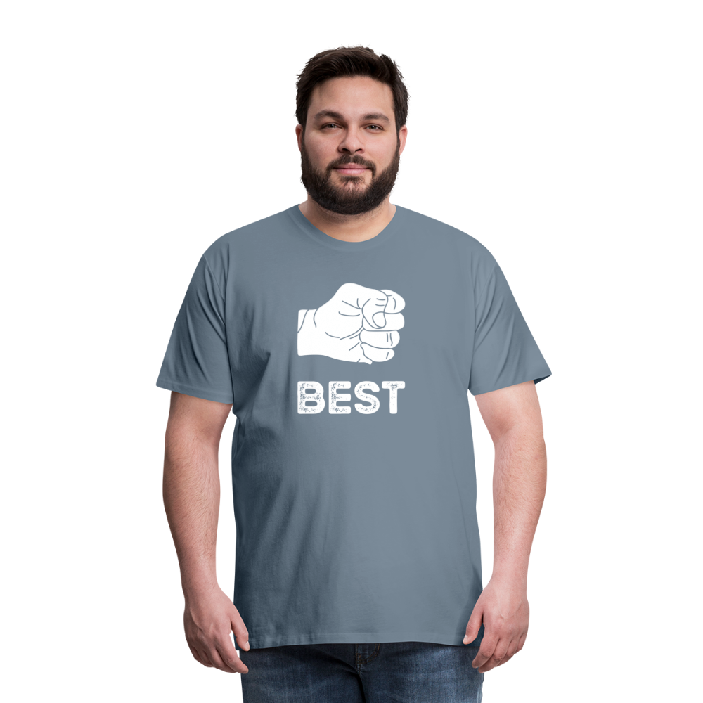 Best Buds Men's Premium T-Shirt - steel blue
