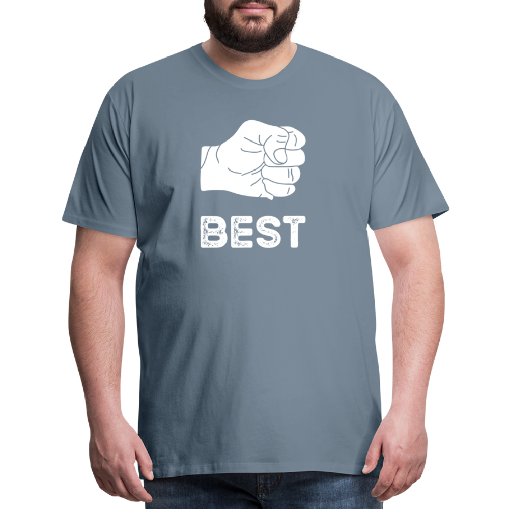 Best Buds Men's Premium T-Shirt - steel blue