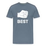 Best Buds Men's Premium T-Shirt - steel blue