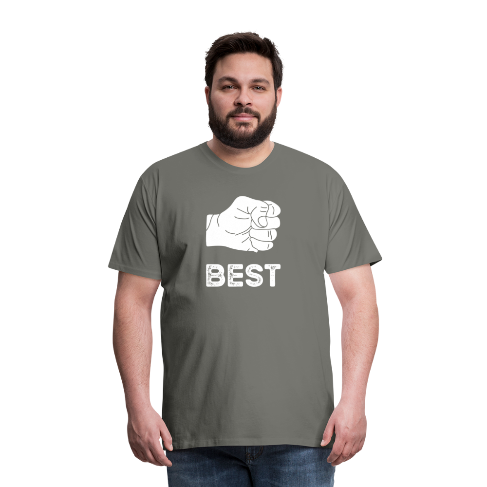 Best Buds Men's Premium T-Shirt - asphalt gray
