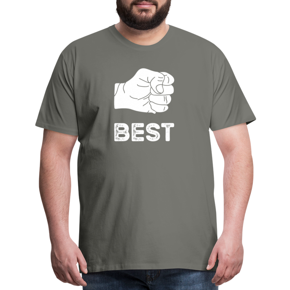 Best Buds Men's Premium T-Shirt - asphalt gray