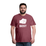 Best Buds Men's Premium T-Shirt - heather burgundy