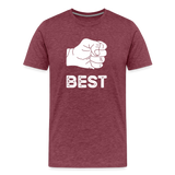 Best Buds Men's Premium T-Shirt - heather burgundy