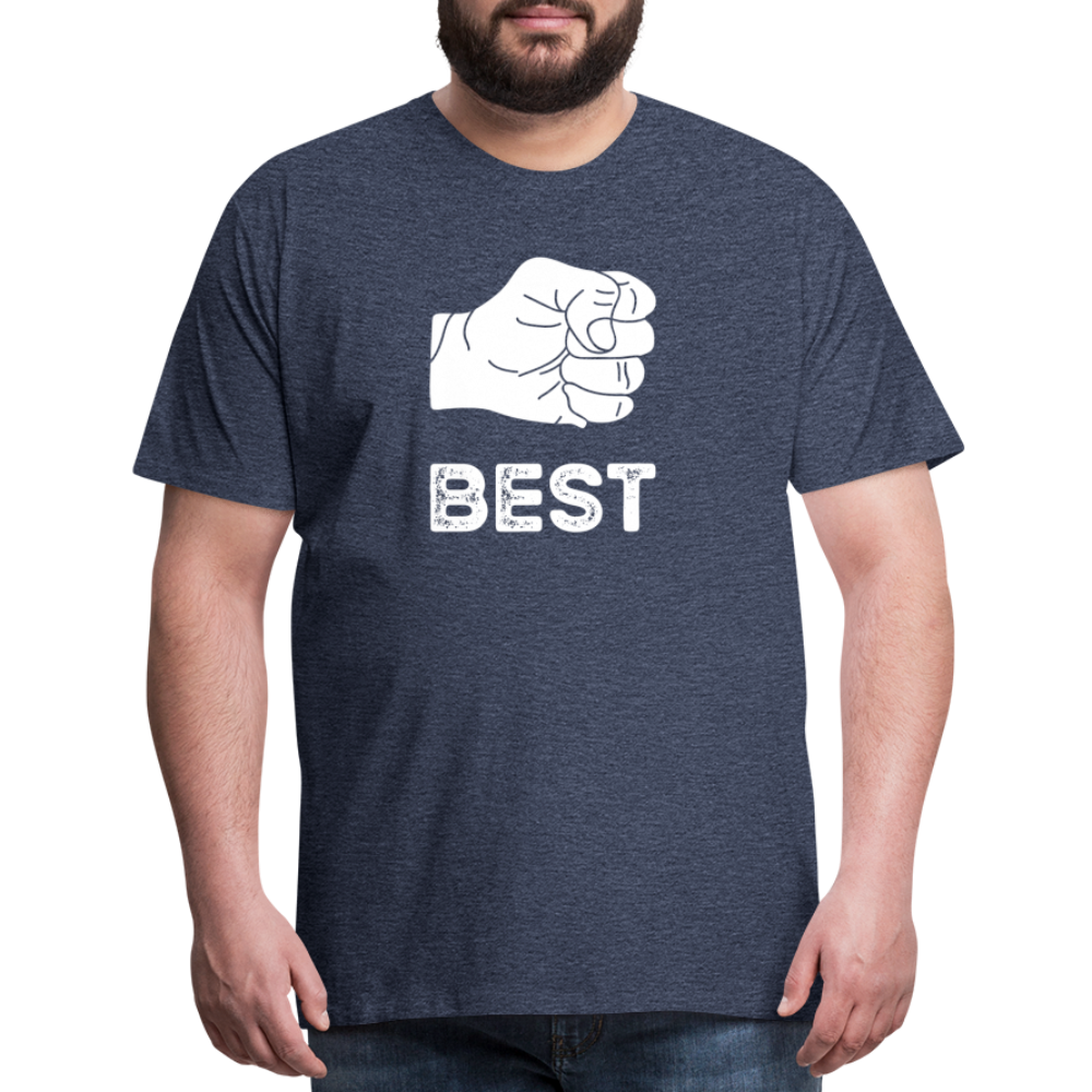 Best Buds Men's Premium T-Shirt - heather blue