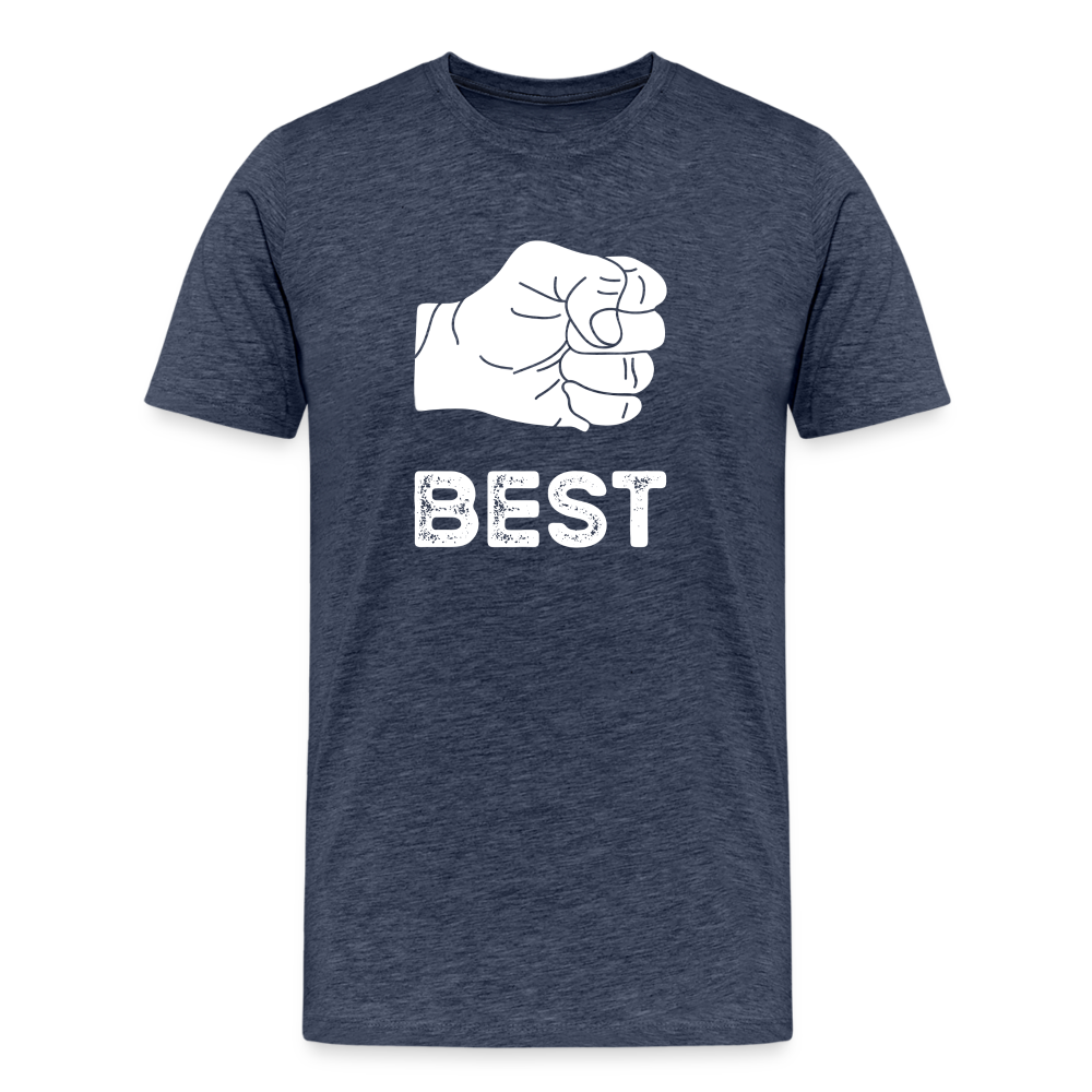 Best Buds Men's Premium T-Shirt - heather blue