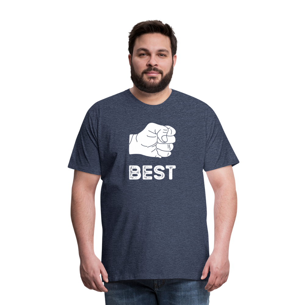 Best Buds Men's Premium T-Shirt - heather blue