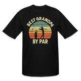Best Grandpa By Par Men's Tall T-Shirt - black