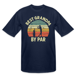 Best Grandpa By Par Men's Tall T-Shirt - navy