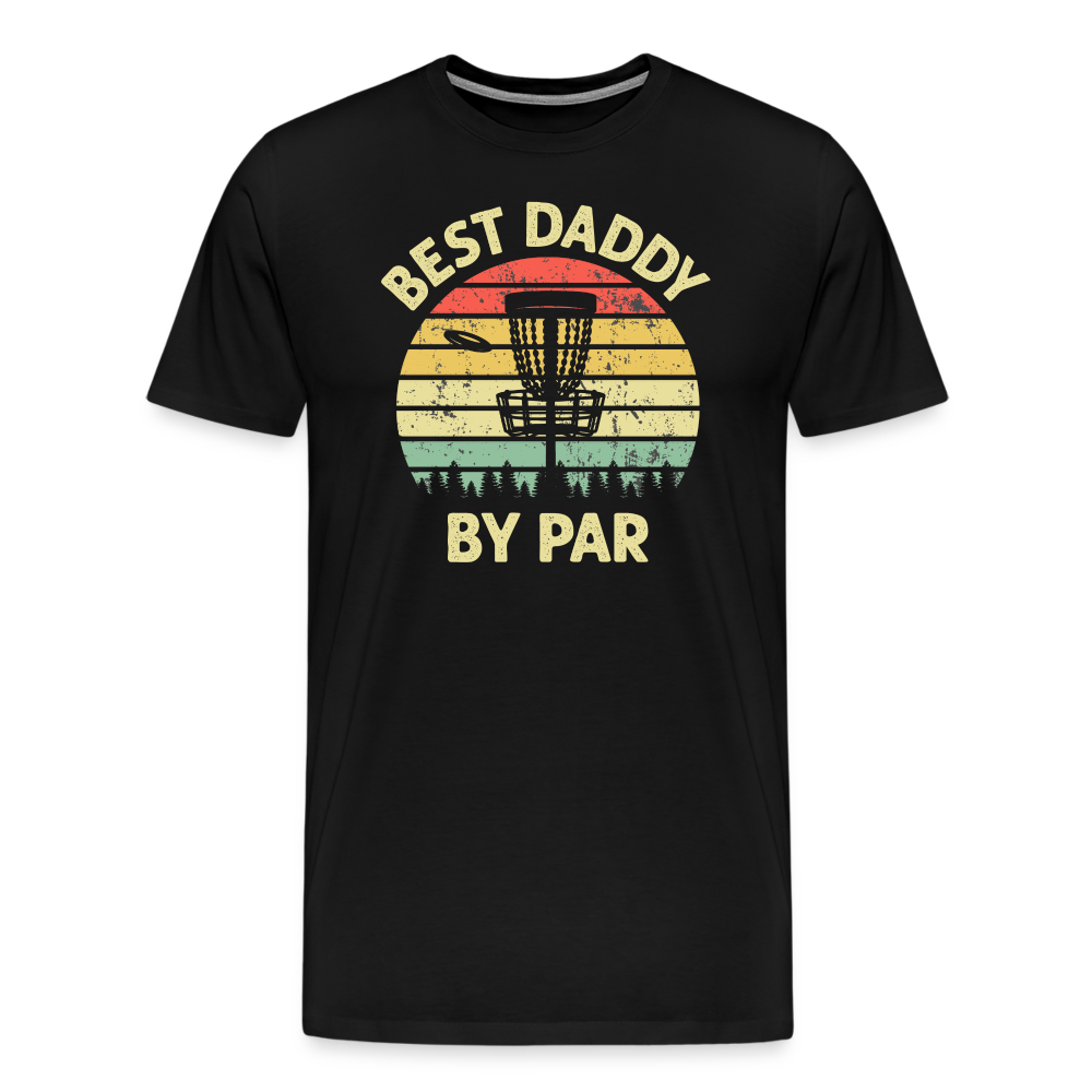 Best Daddy By Par Disc Golf Men's Premium T-Shirt - black