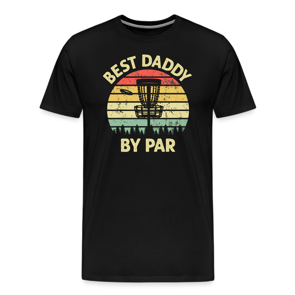 Best Daddy By Par Disc Golf Men's Premium T-Shirt - black