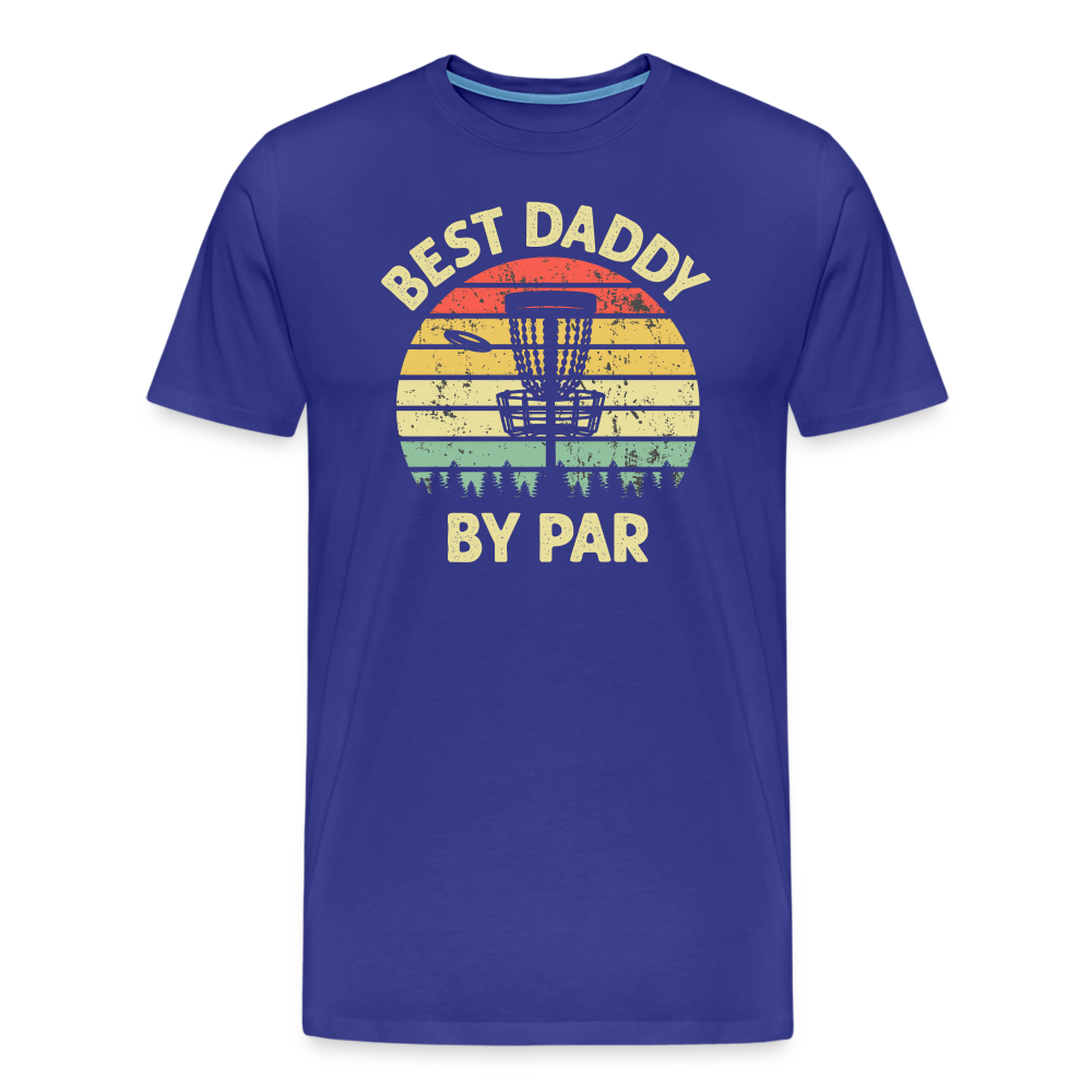 Best Daddy By Par Disc Golf Men's Premium T-Shirt - royal blue