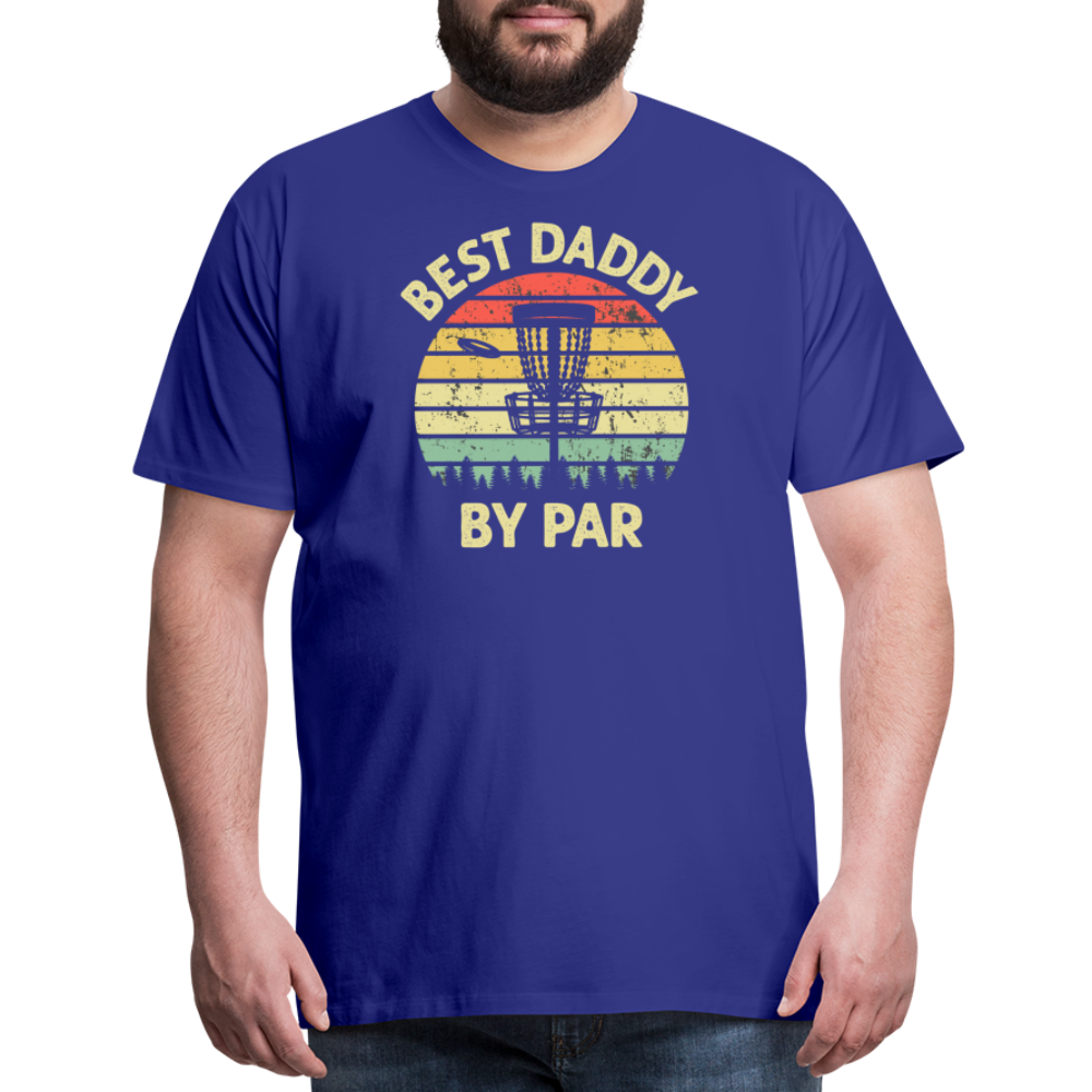 Best Daddy By Par Disc Golf Men's Premium T-Shirt - royal blue