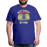 Best Daddy By Par Disc Golf Men's Premium T-Shirt - royal blue