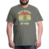 Best Daddy By Par Disc Golf Men's Premium T-Shirt - asphalt gray