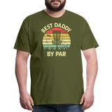 Best Daddy By Par Disc Golf Men's Premium T-Shirt - olive green