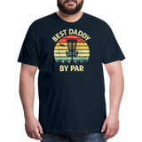 Best Daddy By Par Disc Golf Men's Premium T-Shirt - deep navy