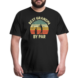 Best Grandpa By Par Men's Premium T-Shirt - black